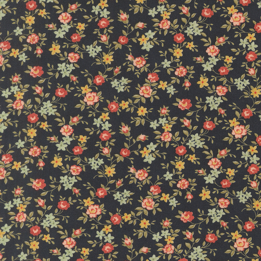 Ambiance Midnight Sweet Roses Small Floral - 44415 16 by 3 Sisters for Moda