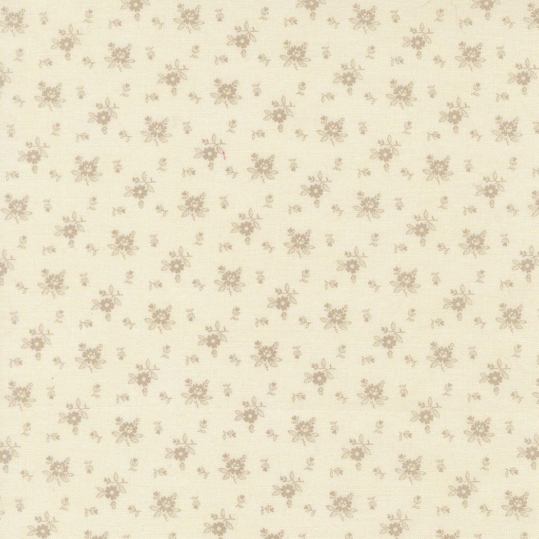 Ambiance Porcelain Silver Little Flower Small Floral - 44416 22 by 3 Sisters for Moda