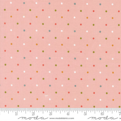 Magic Dot Basics - Carnation 5230 52 by Lella Boutique for Moda