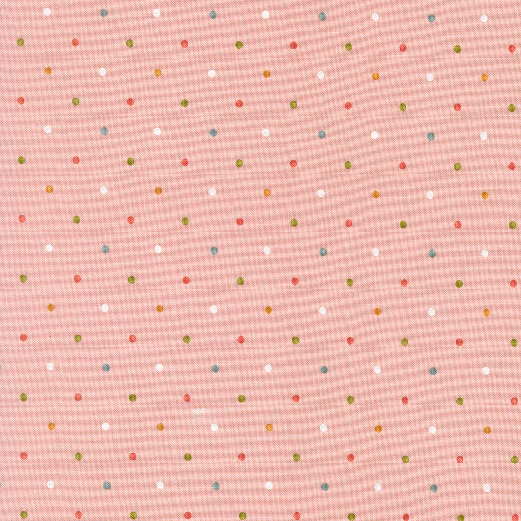 Magic Dot Basics - Carnation 5230 52 by Lella Boutique for Moda