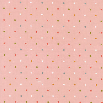 Magic Dot Basics - Carnation 5230 52 by Lella Boutique for Moda