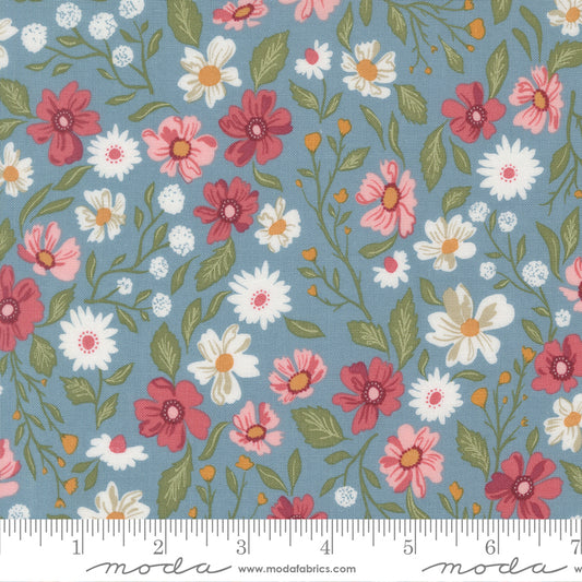 Wild Honey Wildflower Dance Sky 5250 14 by Lella Boutique for Moda