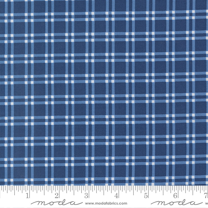 Blueprint Plaid Navy - 55332 16 by Camille Roskelley for Moda