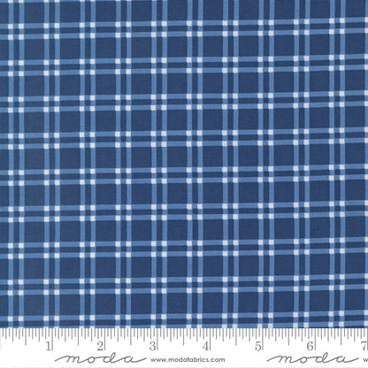 Blueprint Plaid Navy - 55332 16 by Camille Roskelley for Moda