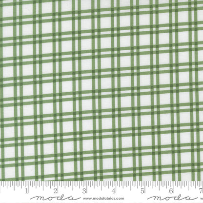 Blueprint Plaid White Grass - 55332 28 by Camille Roskelley for Moda