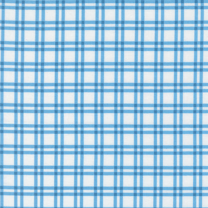 Blueprint Plaid White Harbor - 55332 11 by Camille Roskelley for Moda