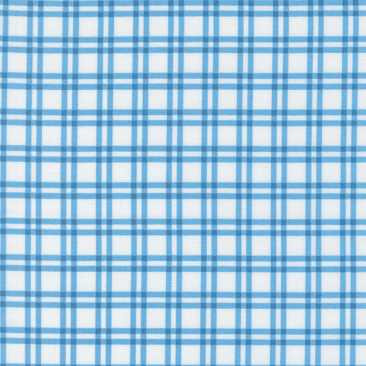 Blueprint Plaid White Harbor - 55332 11 by Camille Roskelley for Moda