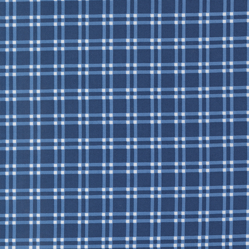 Blueprint Plaid Navy - 55332 16 by Camille Roskelley for Moda