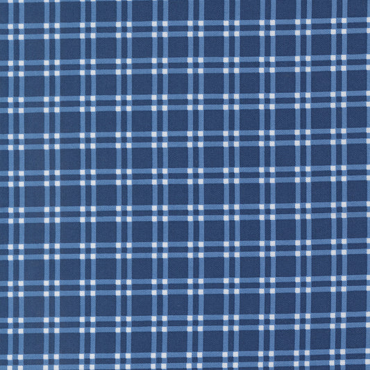 Blueprint Plaid Navy - 55332 16 by Camille Roskelley for Moda