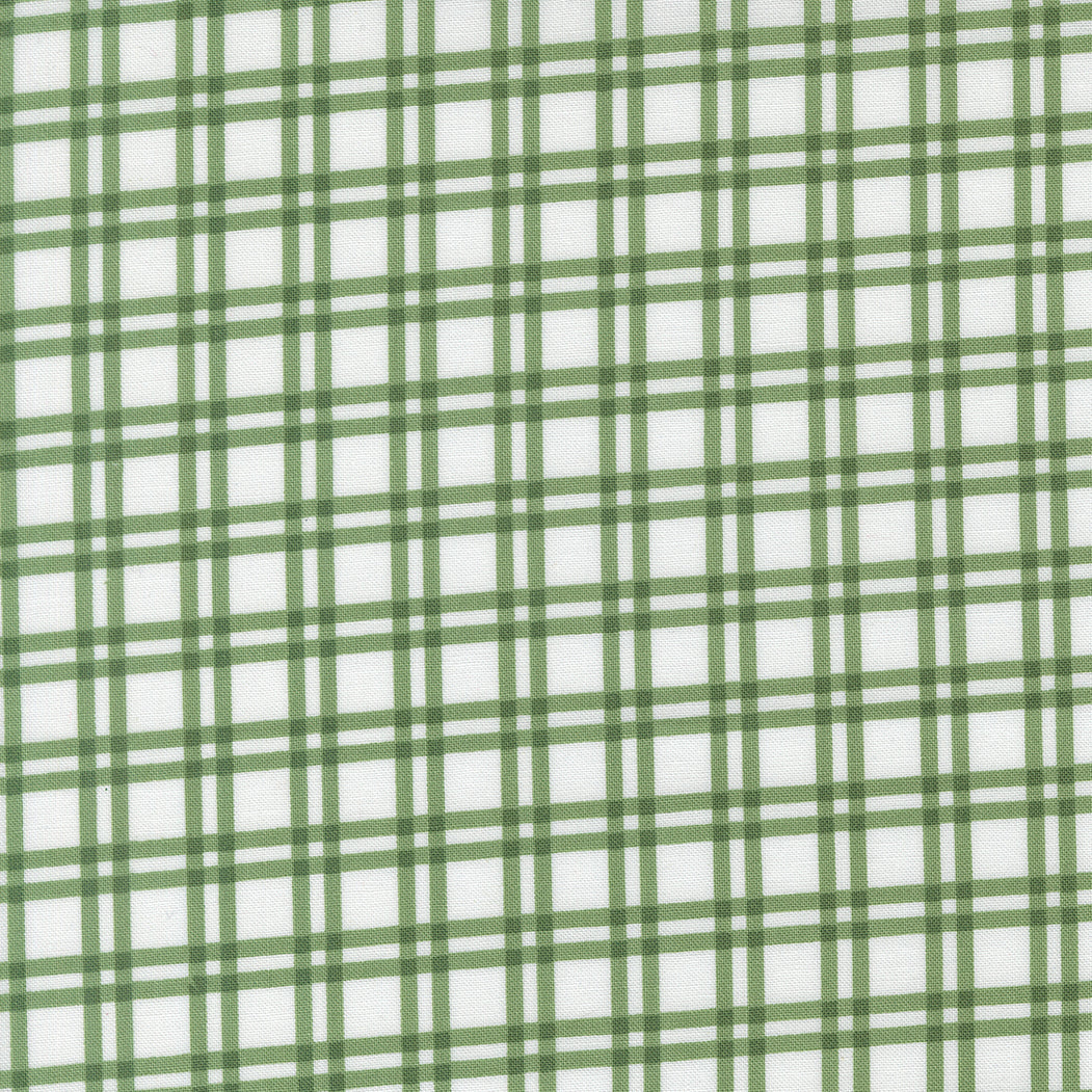 Blueprint Plaid White Grass - 55332 28 by Camille Roskelley for Moda