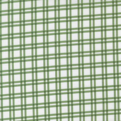 Blueprint Plaid White Grass - 55332 28 by Camille Roskelley for Moda