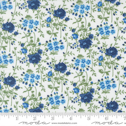 Blueprint Bloomsbury Florals White Multi - 55333 11 by Camille Roskelley for Moda