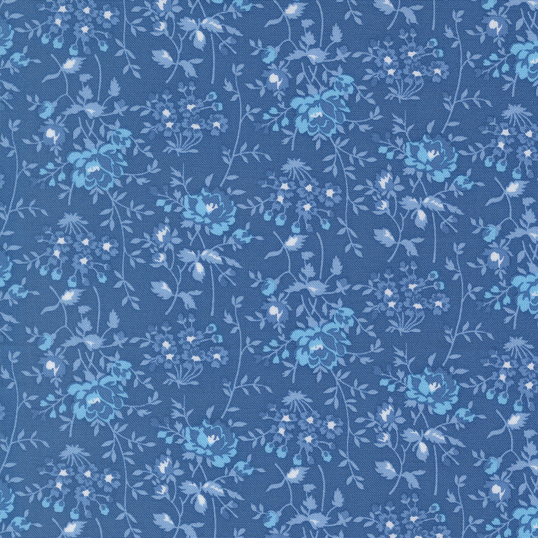Blueprint Bloomsbury Florals Sea - 55333 17 by Camille Roskelley for Moda