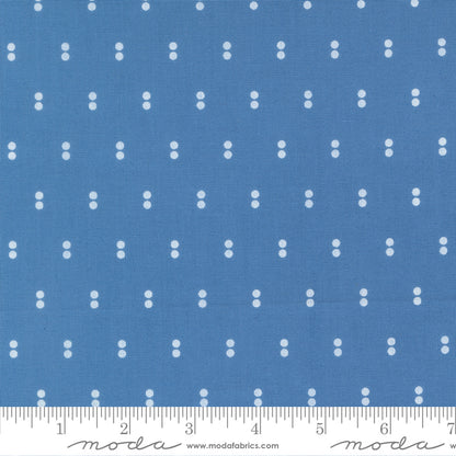 Blueprint Dots Blue - 55334 15 by Camille Roskelley for Moda