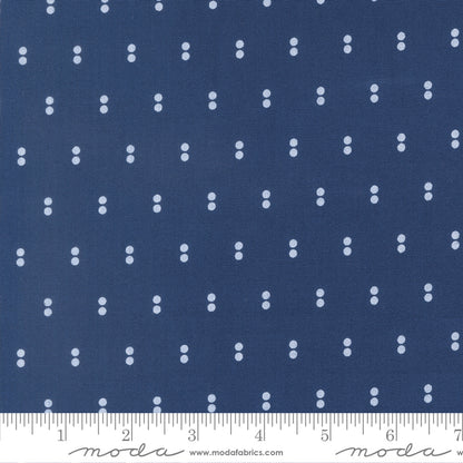 Blueprint Dots Navy - 55334 16 by Camille Roskelley for Moda