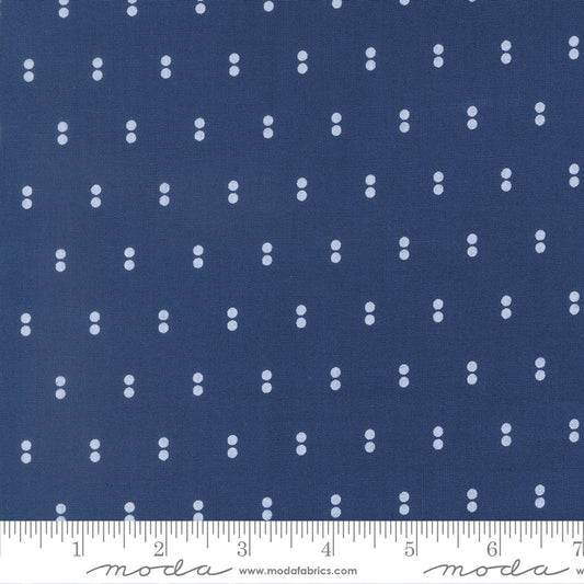 Blueprint Dots Navy - 55334 16 by Camille Roskelley for Moda