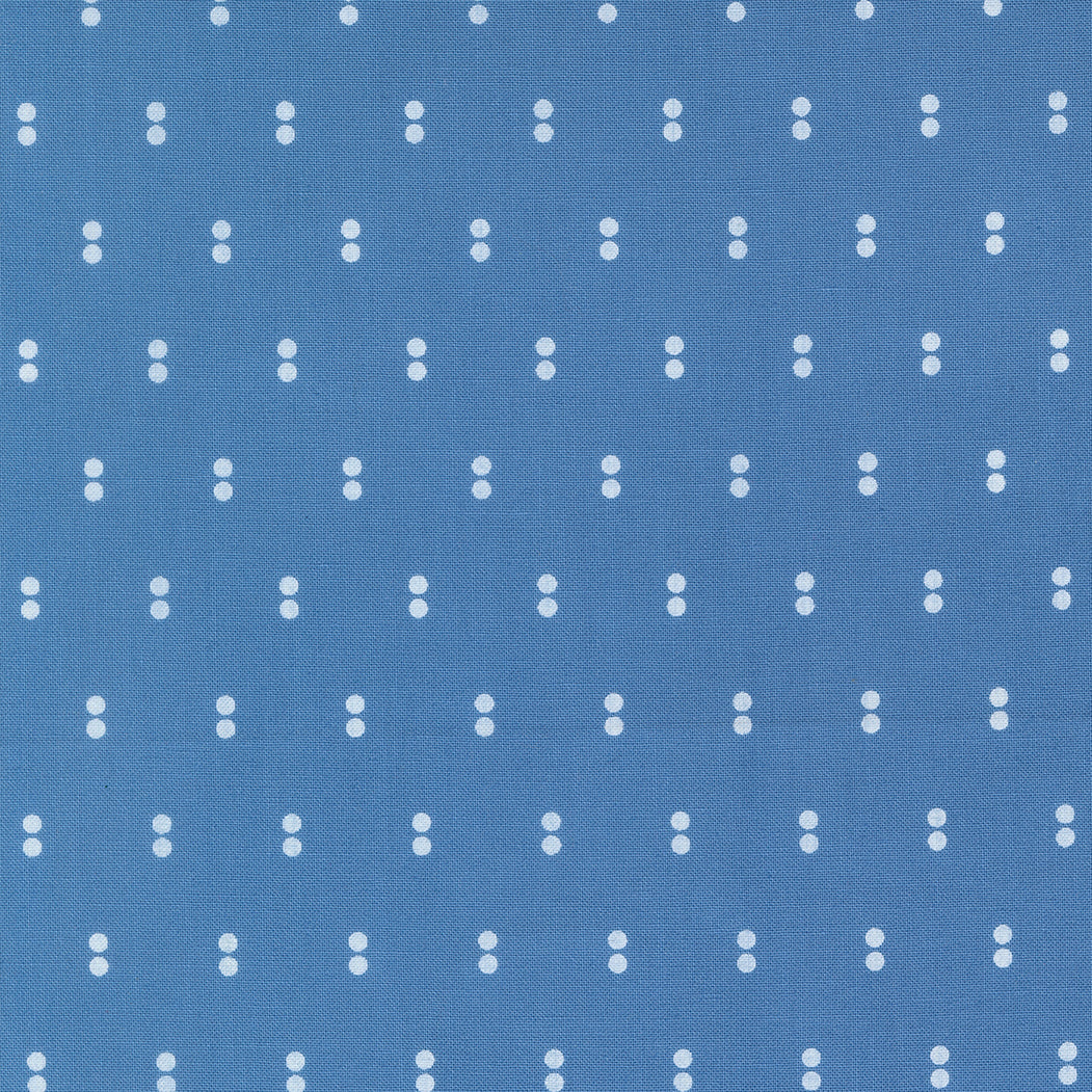 Blueprint Dots Blue - 55334 15 by Camille Roskelley for Moda
