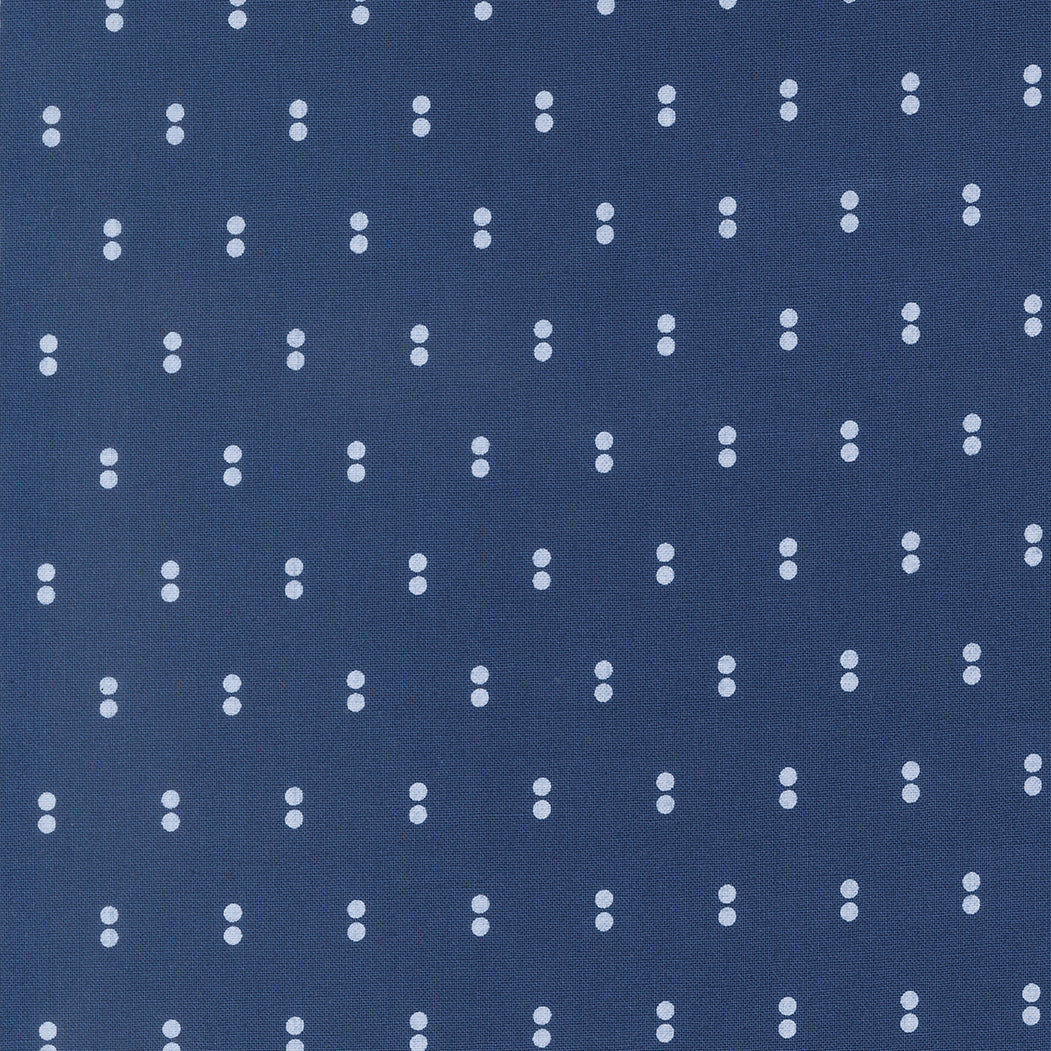 Blueprint Dots Navy - 55334 16 by Camille Roskelley for Moda