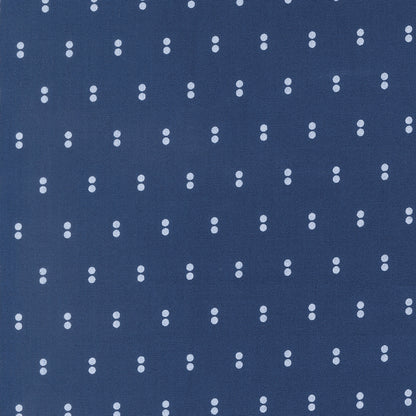 Blueprint Dots Navy - 55334 16 by Camille Roskelley for Moda