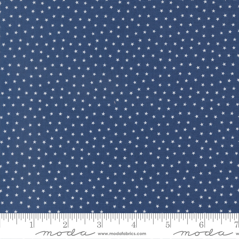 Blueprint Starlight Blenders Stars Navy - 55337 16 by Camille Roskelley for Moda