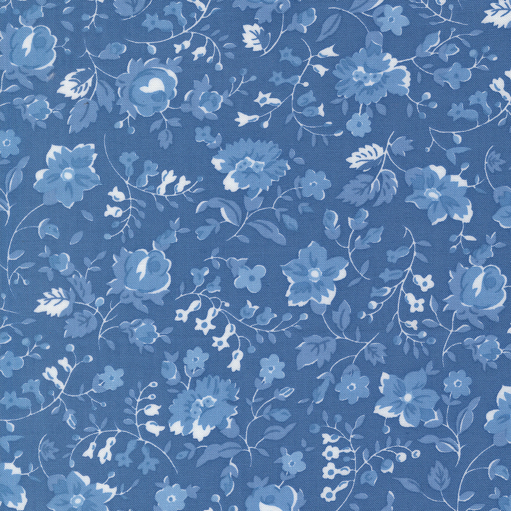 Blueprint Vineyard Florals Sea - 55338 17 by Camille Roskelley for Moda