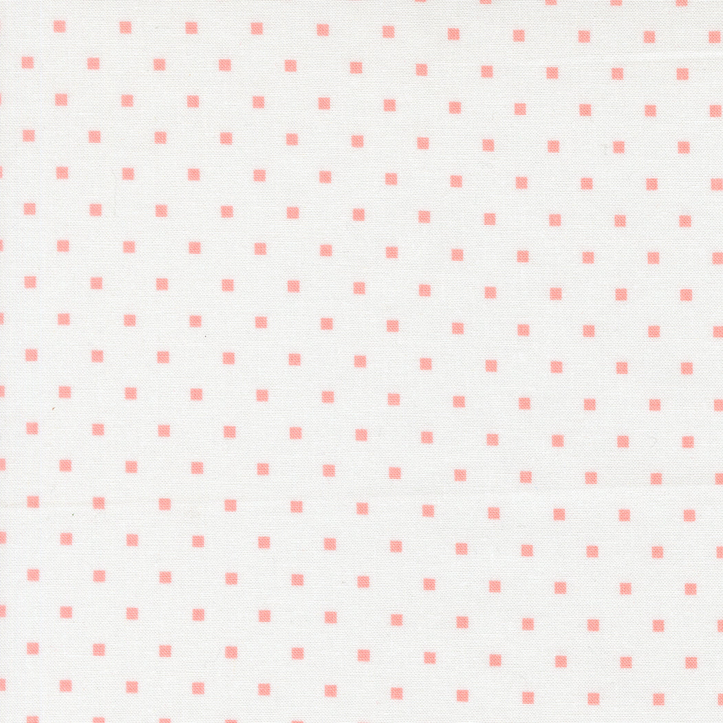 A Cat Named Stitch Cosmo Square Dots Cream Blush - 55345 11  - by Camille Roskelley for Moda