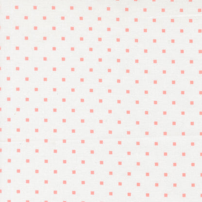 A Cat Named Stitch Cosmo Square Dots Cream Blush - 55345 11  - by Camille Roskelley for Moda