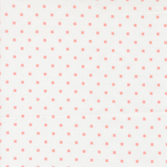 A Cat Named Stitch Cosmo Square Dots Cream Blush - 55345 11  - by Camille Roskelley for Moda