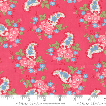 A Cat Named Stitch Sweet Paisley Floral Rosie - 55346 18  - by Camille Roskelley for Moda