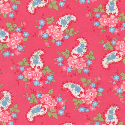 A Cat Named Stitch Sweet Paisley Floral Rosie - 55346 18  - by Camille Roskelley for Moda