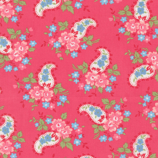 A Cat Named Stitch Sweet Paisley Floral Rosie - 55346 18  - by Camille Roskelley for Moda