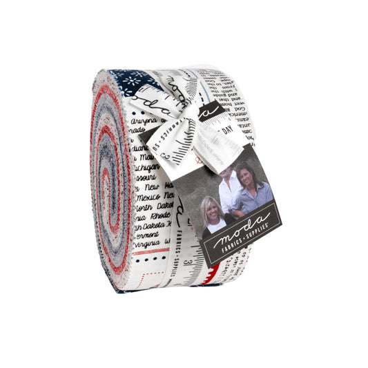 Independence Day Jelly Roll by Sweetwater for Moda