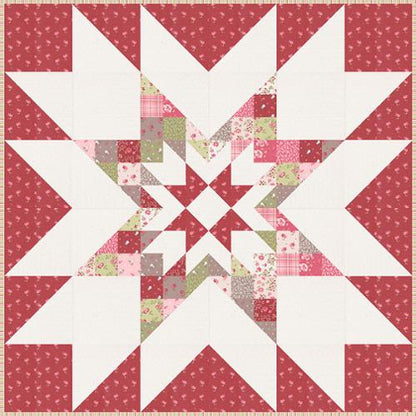 Snowdrop Quilt Kit featuring A Very Sweet Christmas by Bunny Hill Designs for Moda