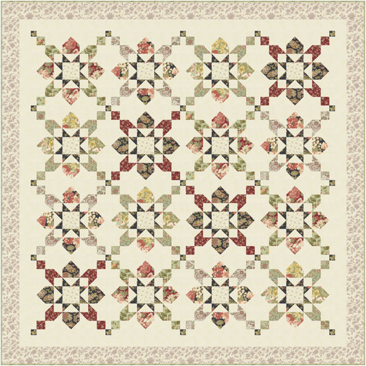 Jubilant Quilt Kit featuring Ambiance by 3 Sisters for Moda