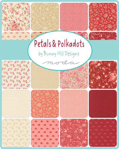 Petals and Polka Dots Fat Quarter Bundle by Bunny Hill Designs for Moda