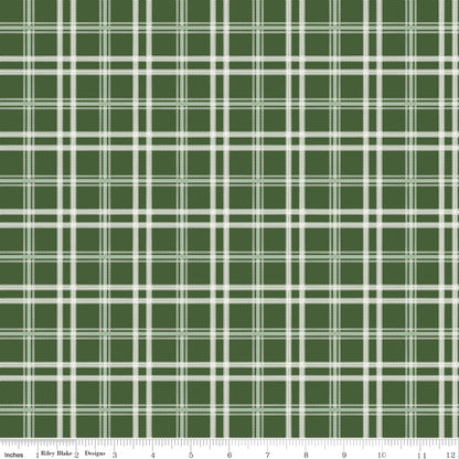 Mistletoe & Holly Plaid Forest - Shipping Late June