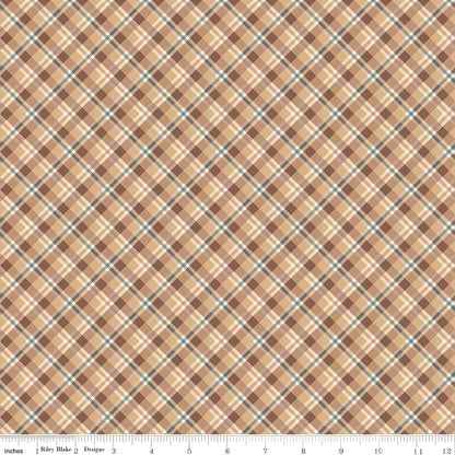 Evening on the Prairie Prairie Plaid Sienna - Shipping in September 2025