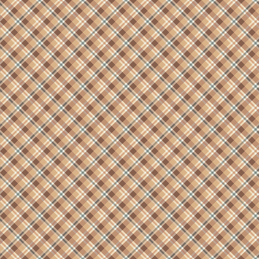 Evening on the Prairie Prairie Plaid Sienna - Shipping in September 2025