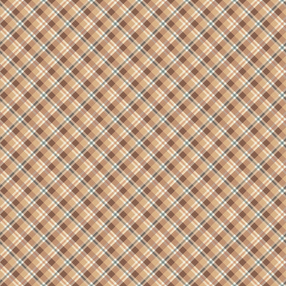 Evening on the Prairie Prairie Plaid Sienna - Shipping in September 2025