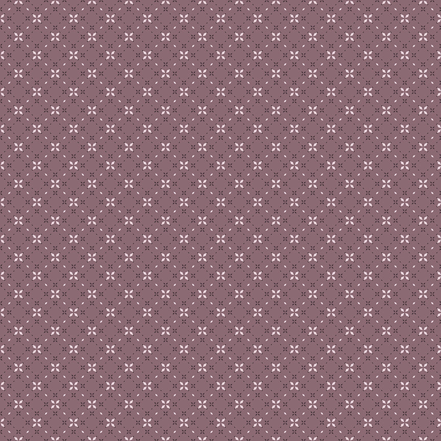 Evening on the Prairie Prairie Geo Floral Grape - Shipping in September 2025