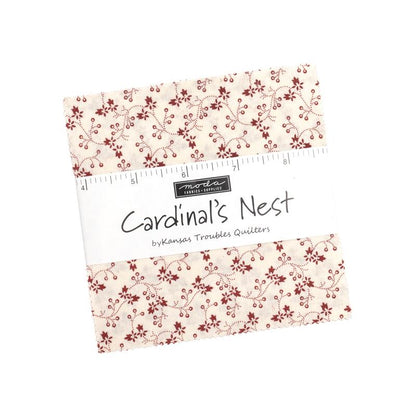 PRE-ORDER - Cardinal's Nest Charm Pack by Kansas Troubles Quilters for Moda
