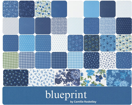 Blueprint Jelly Roll by Camile Roskelley for Moda