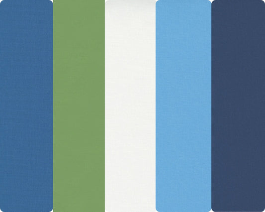 Blueprint Bella Solids Coordinates Half Yard Bundle