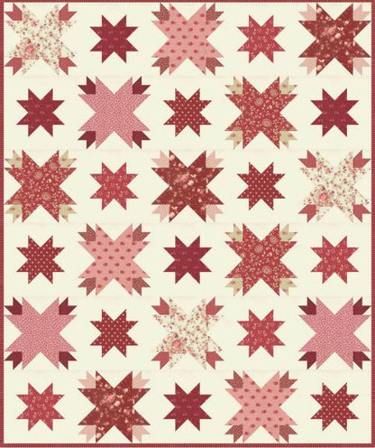 Daphne Quilt Kit featuring Petals and Polka Dots by Bunny Hill Designs for Moda