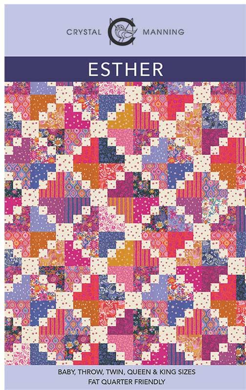 Esther Twin Sized Quilt Kit featuring Sitara fabrics by Crystal Manning for Moda