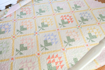 Mayflowers Quilt Kit featuring Pastel Prairie by My Sew Quilty Life for Moda