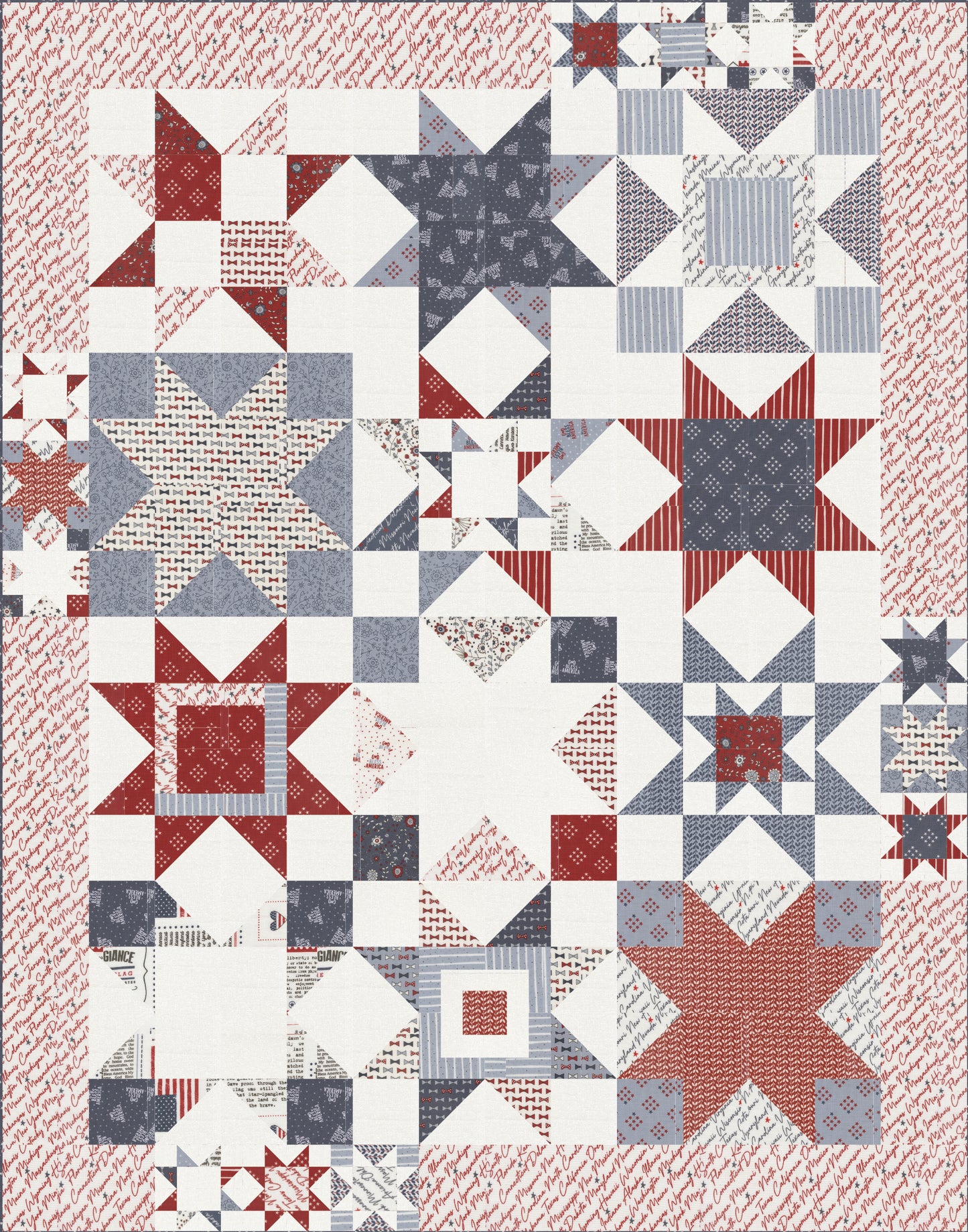 Seeing Stars Quilt Kit by Sweetwater for Moda