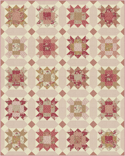 Wishy Washi Quilt Kit featuring Joie De Vivre by French General for Moda