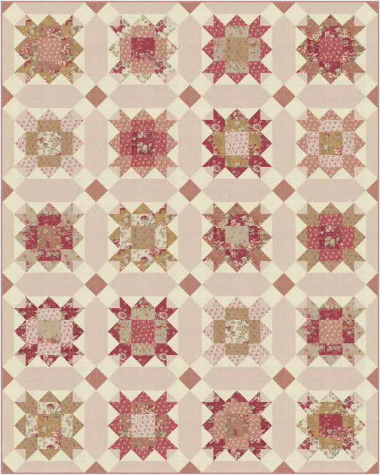 Wishy Washi Quilt Kit featuring Joie De Vivre by French General for Moda