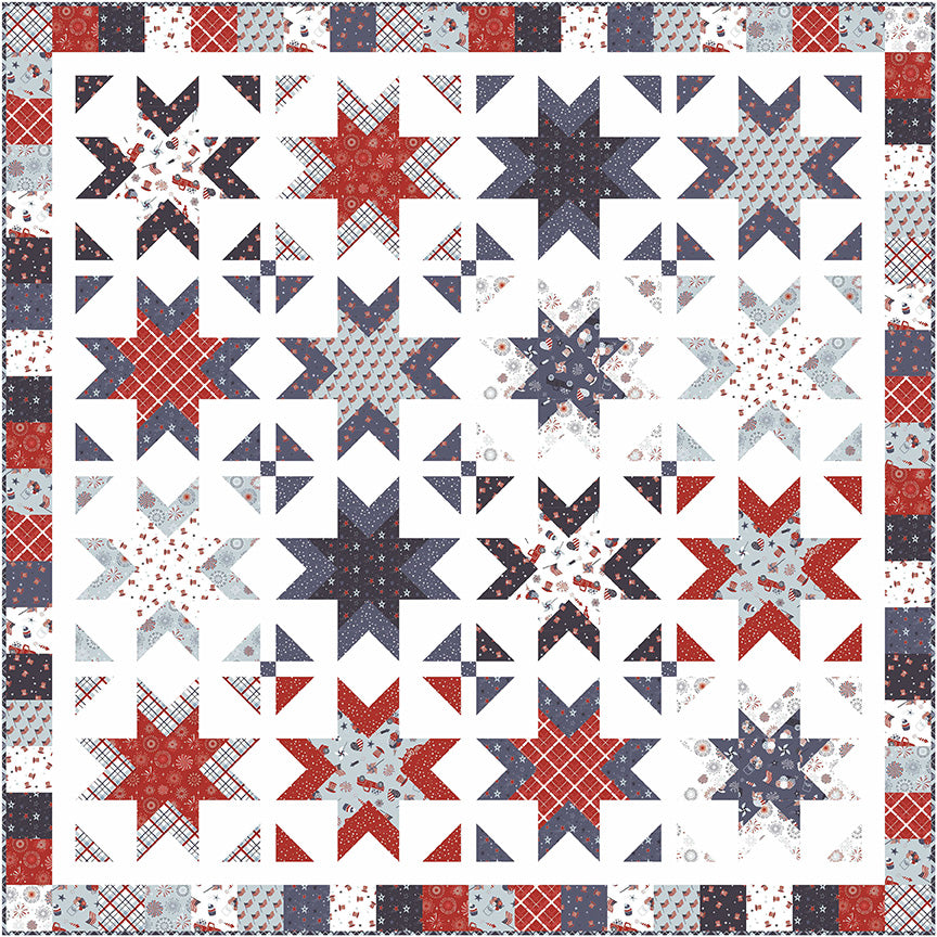 Sparklers Quilt Kit - Backing Set Included